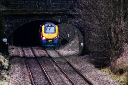 North bound London to Sheffield Train exits the Millford TunnelDave Buttery Photography