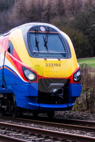 North Bound London to Sheffield train between Millford and BelperDave Buttery Photography